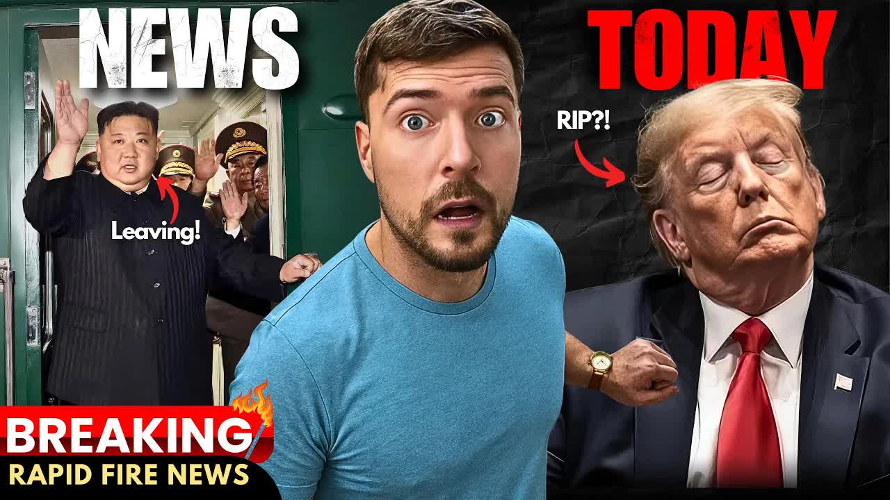 Even MrBeast Can’t Believe He Did This.. Is Trump Okay?! & Kim Jong Un LEAVES North Korea!